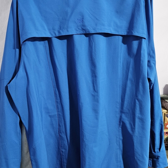 Micro Light Beautiful blue blouse - Picture 2 of 3